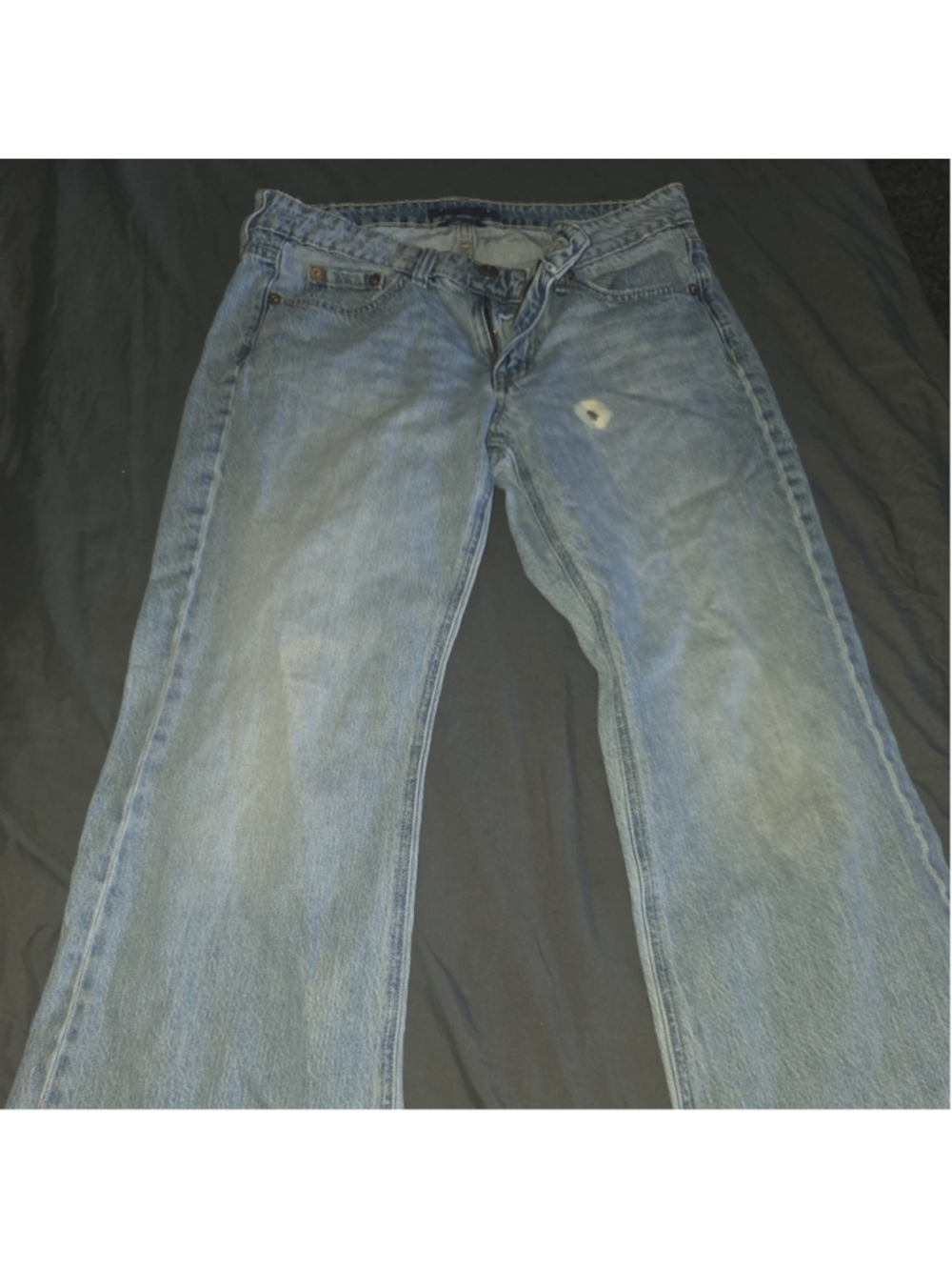 Women's Aeropostale Jeans Size 4 Short Light Wash Blue Denim